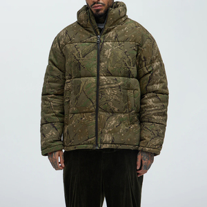 Wholesale <b>bubble</b> jacket For Men fashion puffer <b>coat</b> high quality winter outerwear custom logo new arrive - Product Image 4