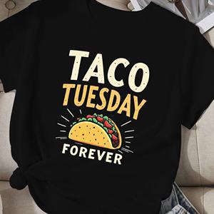 TACO TUESDAY FOREVER t-shirt comfit pour femme - Product Image 1