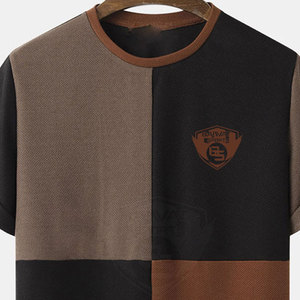 T-shirt pour homme confortable et tendance, imprimé sur mesure, 100 % coton, faible MOQ, coupe ample - Product Image 6