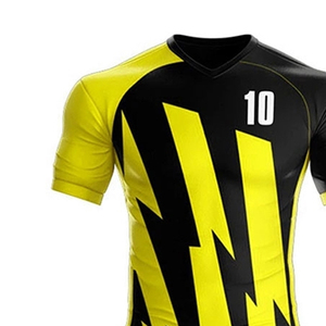 Nouveau design, maillots et shorts de football respirants à séchage rapide, sublimation, 100% polyester, tenue d'équipe personnalisée, uniforme de football - Product Image 6