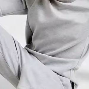 Ensembles de survêtements à logo personnalisé pour hommes deux pièces ensembles de pantalons évasés d'hiver sweats à capuche à impression bouffante survêtements pour hommes - Product Image 5
