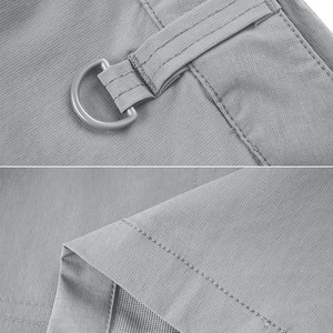 Pantalones cortos de senderismo para hombre a precio económico, pantalones cargo para exteriores con logo personalizado, camisa de senderismo informal de secado rápido y teñido liso para hombre. - Product Image 6