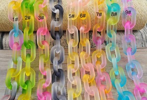 Maillons de chaîne en résine, chaîne décorative en résine, maillons de chaîne murale en résine, maillons de chaîne en polyrésine - Product Image 4