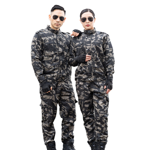 Tenue de camouflage d'extérieur pour l'entraînement, uniforme de combat à manches longues, vêtements de randonnée, nouveau t-shirt et pantalon de chasse de qualité supérieure - Product Image 3