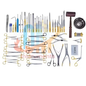 VENTE FLASH Ensemble d'instruments de rhinoplastie allemands de qualité supérieure 82 pièces Acier inoxydable de qualité médicale Réutilisable Autoclave Approuvé CE ISO | - Product Image 1