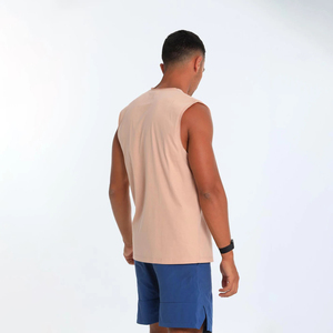 Camiseta sin mangas premium para hombre, cuello redondo, color liso, tejido informal, para gimnasio, deportes, transpirable, ¡la más vendida! - Product Image 3