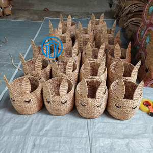 Hyacinth Dinosaur Shaped Toy Storage <b>Basket</b> Cute Animal Organizer Kids <b>Nursery</b> Room Decorative Woven <b>Basket</b> Natural Handmade - Product Image 3