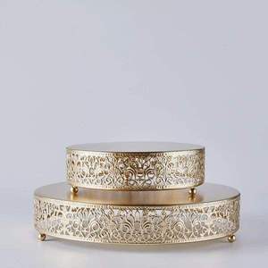 Handmade Round Metal <b>Cake</b> <b>Stand</b> Designed to Be the Focal Point of Dessert Tables at Events and Celebrations - Product Image 5