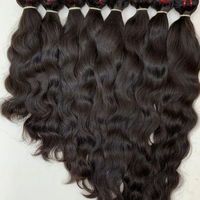 Cheveux humains vierges d'Inde du Sud, marque Temple Sourced SV3, modèle SV301, sans produits chimiques, épais et sains, 100g