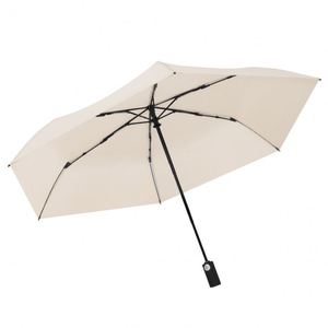 Parapluie automatique pliable Source Rain à 6 baleines, ultra-léger, triple pliage, protection UPF 50+, poignée ABS – Pliage instantané, double usage - Product Image 2