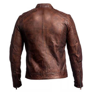 <b>SMART</b> SHINE ENTERPRISES <b>Men</b> Premium Leather <b>Jacket</b> Soft Comfortable Full Zip Casual Durable Regular Fit Winter Breathable Quick - Product Image 6