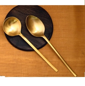 Ensemble de couverts en acier inoxydable tendance, finition brillante, couteau et cuillère décoratifs, ensemble de couverts métalliques classiques pour la cuisine - Product Image 5