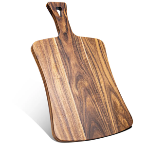 Tabla de Cortar de Madera de Acacia con Forma Personalizada, Tabla de Cortar de Madera Profesional Multifuncional y Sostenible, Personalizada - Product Image 4