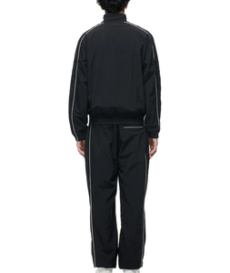 Nouvel ensemble de survêtement d'hiver personnalisé pour homme en coton uni avec capuche, coupe-vent imprimé, 2 pièces, veste de sport zippée, imperméable, personnalisable - Product Image 3