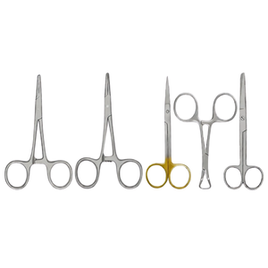 Kit de manucure professionnel en acier inoxydable 5 en 1, coupe-ongles, ciseaux, lime à ongles, pousse-cuticules, étui portable, boîte, style classique pour adultes - Product Image 3
