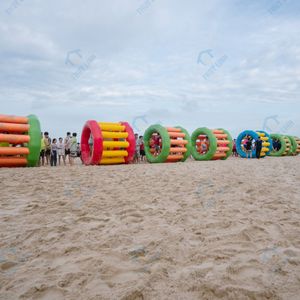 All Seasons Wheel Team Building Vietnam PVC Garantit la sécurité en transport Gonflable Thuy Linh Facile à installer et portable - Product Image 3