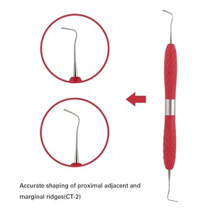 Juego de 3 Instrumentos Manuales para Restauración Estética Dental con Resina Compuesta, Cuchillo para Resina, Herramienta de Modelado Plástico, Certificación CE Clase II - Product Image 2