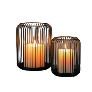 Industry Trending Polish Finished Metal <b>Wire</b> Candle Holder Christmas Wedding Handmade Trendy Iron Stand Customized Size Shape - Product Image 1