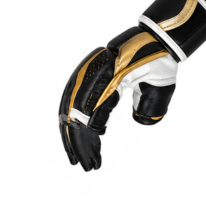 Gants en cuir MMA de haute qualité pour l'entraînement et le combat, gants MMA personnalisés OEM ODM, gants d'entraînement pour le sparring et le grappling - Product Image 2