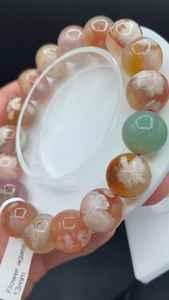 Pulsera de Resina Acrílica Geométrica al por Mayor para Mujer, Brazalete Elástico de Moda Casual con Bloques Artísticos, Joyería de Personalidad, DISEÑO FLORAL - Product Image 3