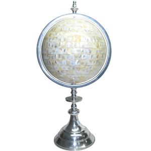 Globo El mejor artículo de aluminio de alta calidad, superventas, escultura de metal de hierro de color dorado, mundo decorativo de rotación hueca - Product Image 4