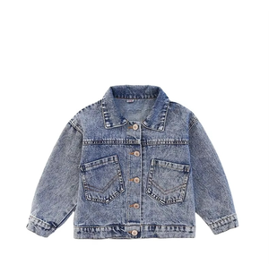 Ventes chaudes - Manteaux en jean pour enfants, bébés, tout-petits, garçons et filles, vestes en jean pour enfants pour l'automne - Product Image 1