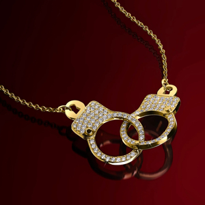 Collar con Colgante de Diamantes Chapado en Oro de 18K de Lujo, con Piedras Redondas de Corte Brillante, Cadena de Caja, Unisex, para Uso Diario - Product Image 4
