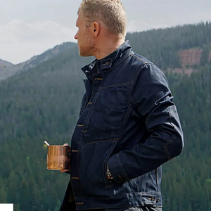 Chaqueta Vaquera Cortavientos de Moda para Hombre, Chaquetas Vaqueras para Hombre a Precio de Mayoreo, Chaqueta Vaquera a Precio Accesible - Product Image 2