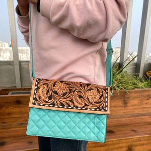 Bolso de hombro tipo bandolera de cuero acolchado con herramientas manuales de lujo 2025, bolsos de noche con entramado de diamantes a la moda, bolso de mano de lujo para mujer - Product Image 2