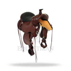 Western Trail Saddle Horse Riding Saddle Equestrian <b>Equipment</b> - Product Image 3