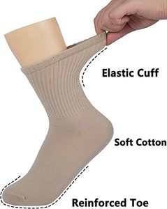 Customized Logo Cuff Body Casual Knitted Breathable Eco-Friendly <b>Socks</b> - Product Image 3