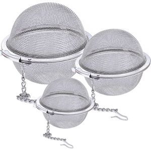 Infusore per Tè in Rete di Acciaio Inossidabile Extra Fine con Filtri a T, Filtro Premium per Tè Sfuso - Product Image 1