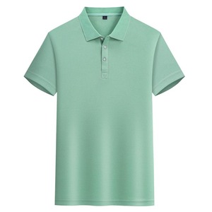 Camisas Polo de Golf Negras para Hombre, 100% Algodón, Lisas, con Logotipo Bordado Personalizado al por Mayor - Product Image 5