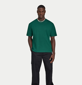 High Quality Stylish Blank Men's <b>Tshirt</b> Oem logo Solid Color Custom Oversized 100% Cotton Men's T-shirts - Product Image 2