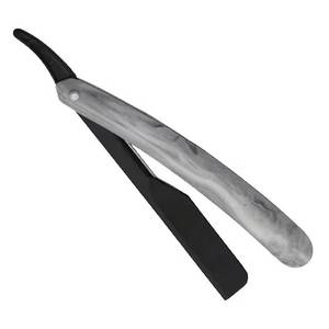 Rasoir droit chirurgical Morje, lame en acier inoxydable, manche en bois, lame unique, pour usage en salon de coiffure, outil de rasage du visage masculin - Product Image 5