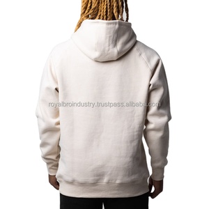 Sudadera con Capucha Personalizada con Logotipo Bordado, Felpa Francesa 100% Algodón, Invierno, Alta Calidad, Corte Regular para Hombre, con Bolsillo, Estilo Casual Urbano - Product Image 3