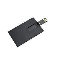 Clé USB en forme de carte de crédit à bas prix, 64 Go, 32 Go, 16 Go, 8 Go, ultra-fine, USB 2.0, avec logo personnalisé unique