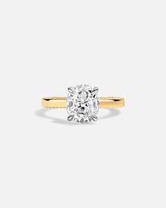 Anillo de Compromiso de Lujo con Diamante Solitario Ovalado Cultivado en Laboratorio de Oro de 14K de Alta Calidad, 1.00-4.0 Ct, D-VVS, Certificado IGI, Unisex - Product Image 1