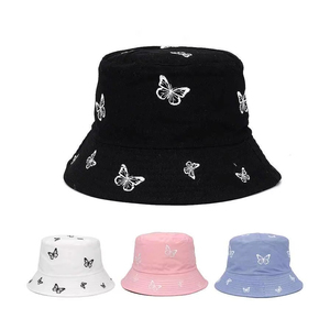 Chapeau Bob Unisexe en Coton/Polyester Coupe-Vent pour Voyage en Plein Air, Nouveau Design Tendance, Multicolore, Logo Brodé Personnalisé - Product Image 3