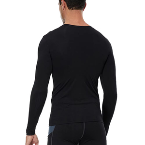 Men's Black <b>Long</b> <b>Sleeve</b> Compression Shirt Spandex Polyester Knitted Fit Athletic Wear men hospital <b>undershirts</b> For Sale - Product Image 2