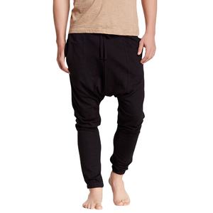 Pantalon de survêtement élastique pour hommes à poche latérale de couleur noire respirante sur mesure à vendre - Product Image 3