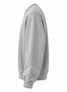 Sweat-shirt pour homme, coupe ample, couleur unie, imprimé lettres, pull décontracté, en molleton, coton tricoté, respirant, avec poche, style hiver - Product Image 3