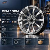 Jantes forgées à cinq branches, 18-22 pouces, argentées avec anneau foncé, 5x112 5x114.3 VIW-149 pour BMW Audi Mercedes-Benz
