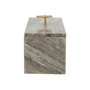 Elegant Marble <b>Storage</b> Box With Crystal Handle Luxury Jewelry Organizer <b>For</b> Home Decor <b>Dressing</b> <b>Table</b> <b>Storage</b> Gift Item Premium - Product Image 3