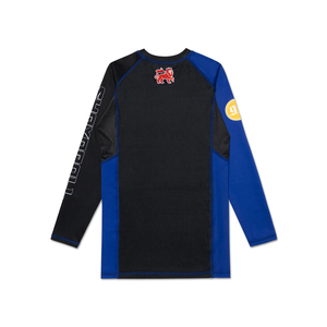 Camiseta de Compresión de Manga Larga con Logotipo Personalizado para Hombre, Camiseta Deportiva con Estampado de Rash Guard para MMA, BJJ, Jiu Jitsu, Venta al por Mayor - Product Image 2