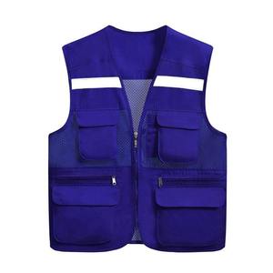 Wholesale Best Quality Hi Vis Work Vest New Design Heavy Duty Breathable Canvas for Winter Customized Logo Reflective Safety - Product Image 4