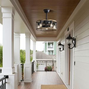 20-Inch Industrial Cage Ceiling <b>Fan</b> with <b>Remote</b> <b>Control</b> 7 ABS Blades DC Motor 1H/4H/8H Timer - Product Image 3