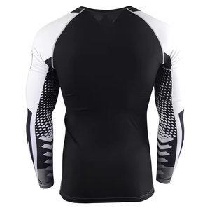 New <b>Design</b> Quick Dry Long Mma Rash Guard <b>Compression</b> Swim <b>Shirt</b> For Men Hot Sale <b>Custom</b> Print Mma Fight Wear - Product Image 3