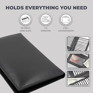 High Quality Lightweight Mens Genuine Leather <b>Wallet</b> Custom Logo Design Rfid Protection Premium Card <b>Holder</b> Designer Factory New - Product Image 2