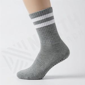 Chaussettes de sport antidérapantes personnalisées pour adultes, respirantes, en polaire, pour activités de plein air, performance athlétique, équipement de gym, hiver - Product Image 3